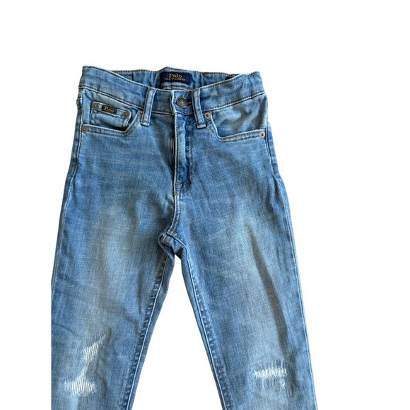 POLO RALPH LAUREN Girls Tompkins HR  Skinny Jeans Size 7 - Picture 7 of 7